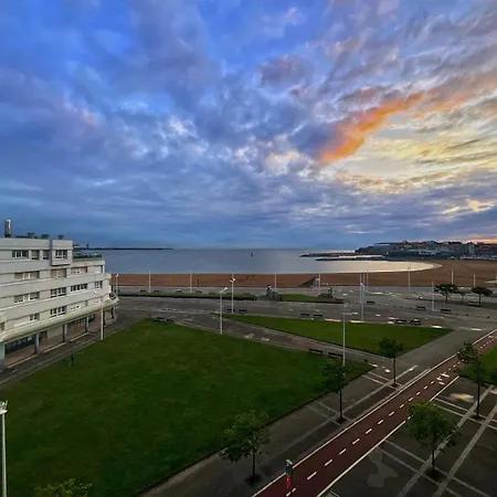 El Atico De La Playa Parking Gratis Appartement Gijón Buitenkant foto